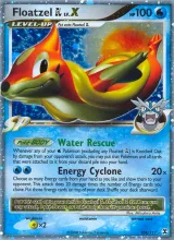Floatzel GL LV.X · Rising Rivals Pokémon card