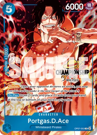 Portgas.D.Ace (Winner Pack 2024 Oct.-Dec.) #OP07-053-winner-pack-2024-oct-dec · One Piece Promotion Cards One Piece card