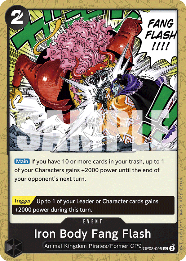 Iron Body Fang Flash full card art
