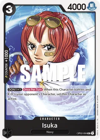 Isuka #OP02-094 · Paramount War Pre-Release Cards One Piece card