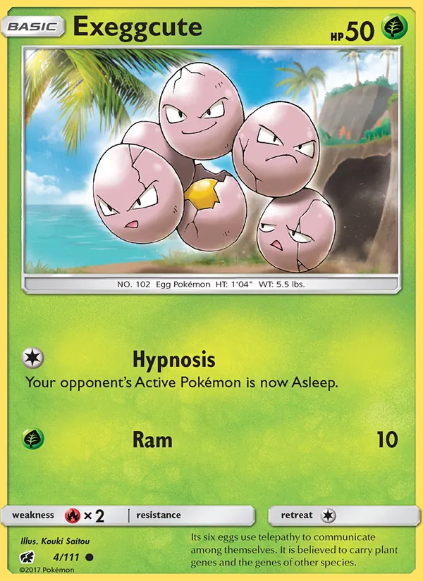 Exeggcute full card art