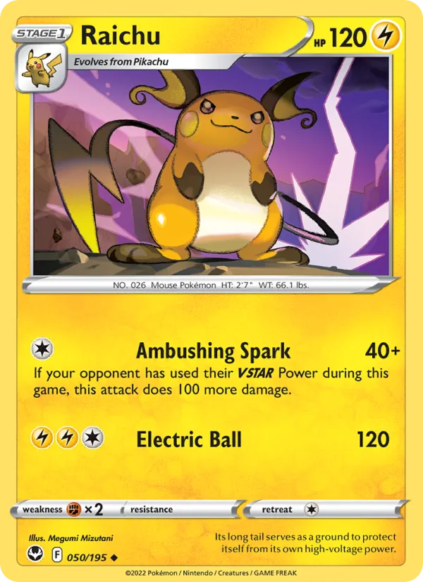 Raichu full card art