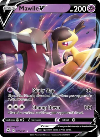 Mawile V #070 · Silver Tempest Pokémon card