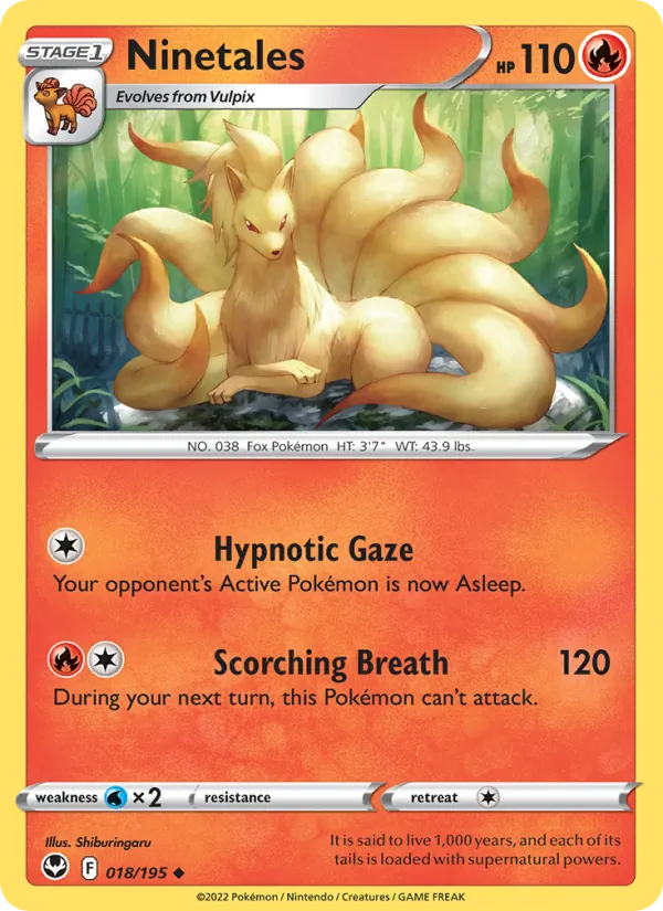 Ninetales full card art
