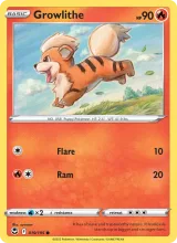 Growlithe #019/195 · Silver Tempest Pokémon card