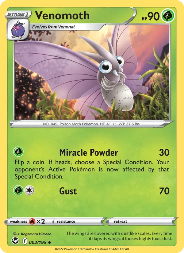 Venomoth full card art