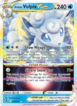 Alolan Vulpix VSTAR · Silver Tempest Pokémon card