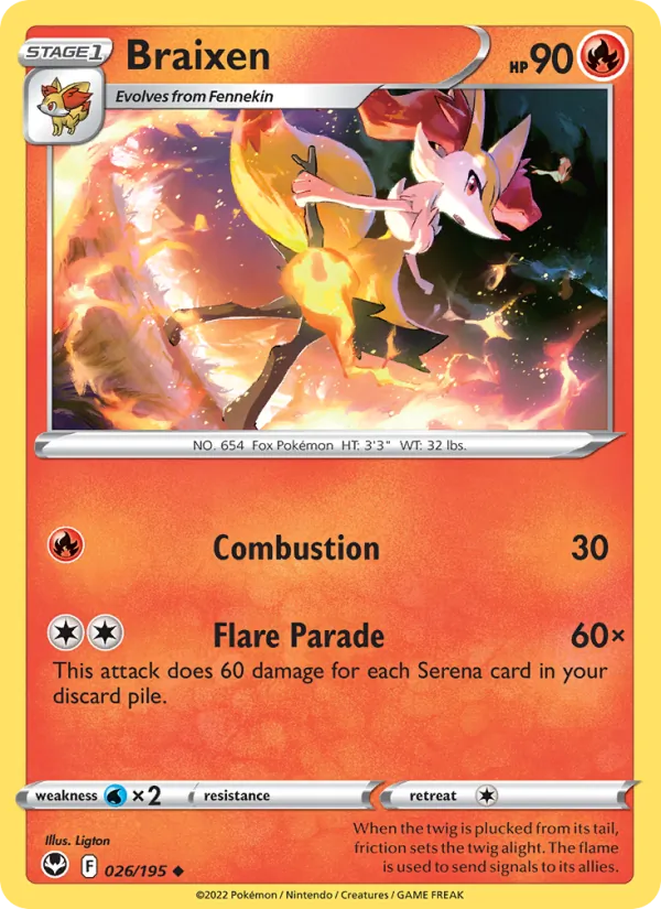Braixen full card art