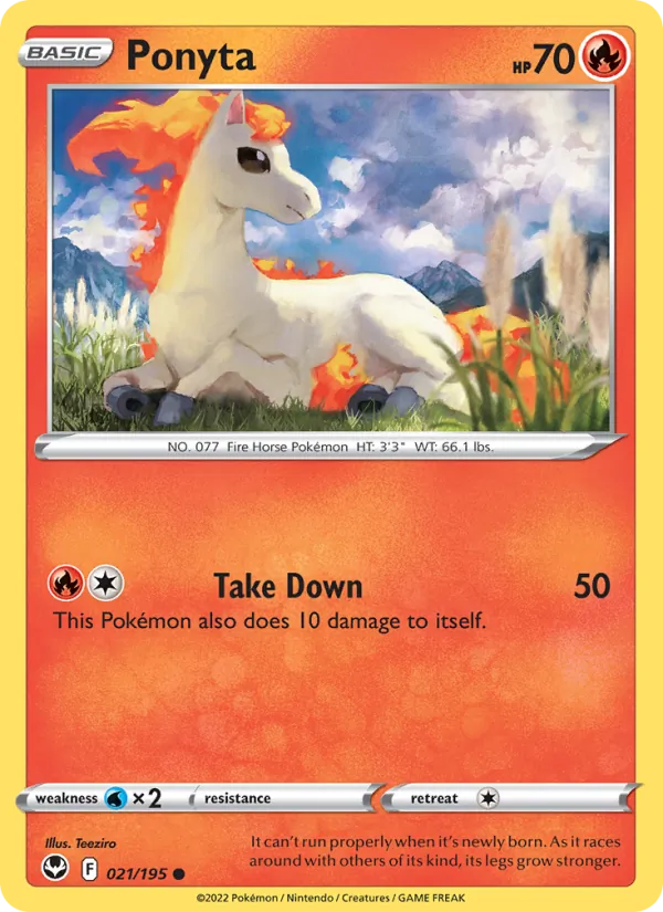 Ponyta full card art