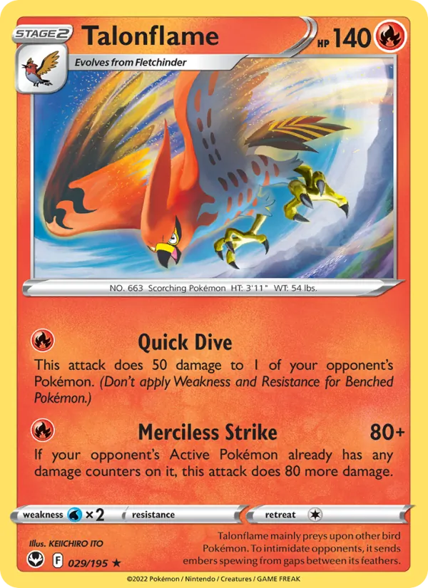 Talonflame full card art