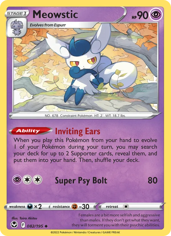 Meowstic full card art