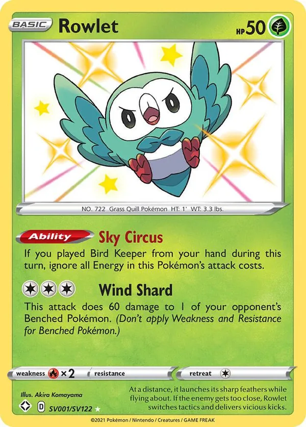 Rowlet full card art