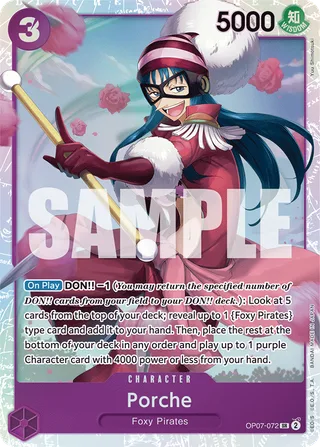 Porche #OP07-072 · 500 Years in the Future One Piece card