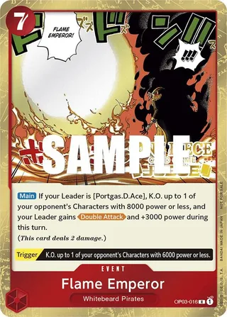Flame Emperor (Judge Pack Vol. 2) #OP03-016-judge-pack-vol-2 · One Piece Promotion Cards One Piece card