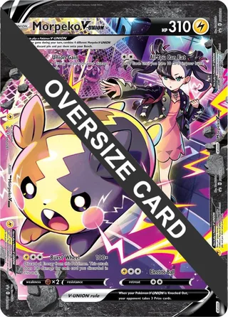Morpeko V-Union (SWSH287-290) #SWSH290 · Jumbo cards Pokémon card