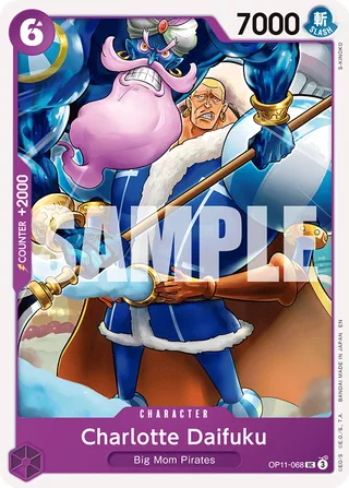 Charlotte Daifuku #OP11-068 · A Fist of Divine Speed Release Event Cards One Piece card