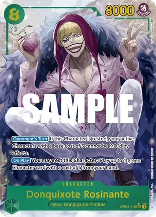 Donquixote Rosinante (Alternate Art) #OP04-119-alternate-art · Kingdoms of Intrigue One Piece card