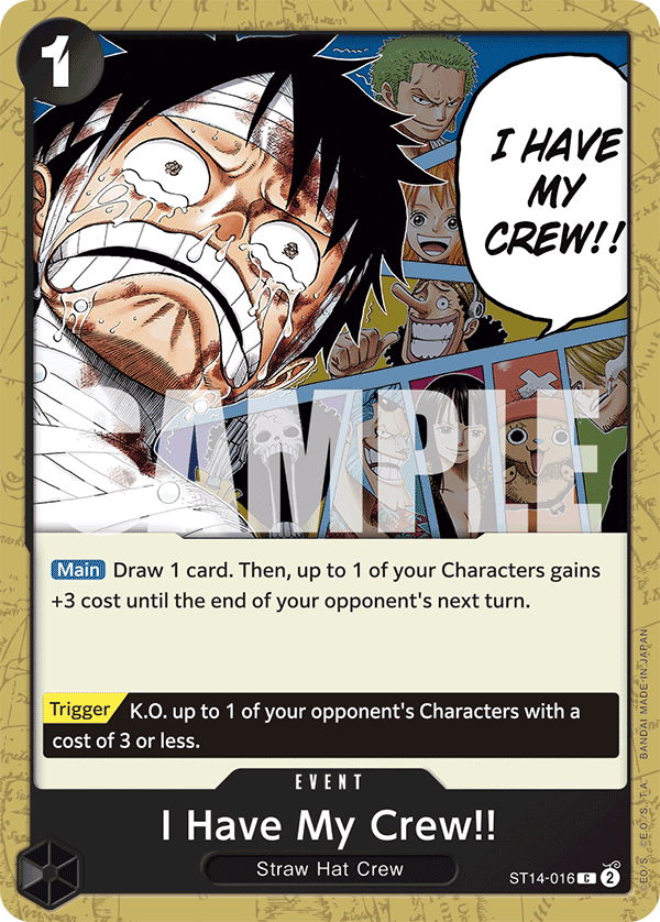 I Have My Crew!! full card art