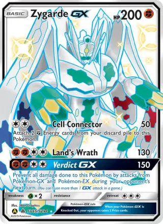 Zygarde-GX #SV65 · Hidden Fates Shiny Vault Pokémon card