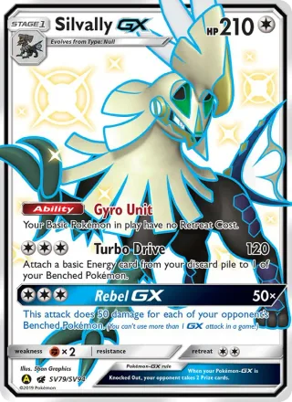 Silvally-GX #SV79 · Hidden Fates Shiny Vault Pokémon card