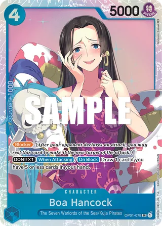 Boa Hancock #OP01-078 · Romance Dawn One Piece card