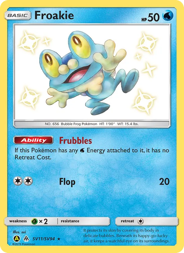 Froakie full card art