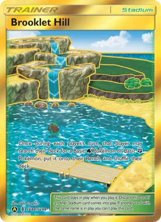 Brooklet Hill #SV88 · Hidden Fates Shiny Vault Pokémon card