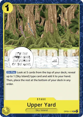 Upper Yard (Jolly Roger Foil) #OP05-117-jolly-roger-foil · Premium Booster -The Best- One Piece card