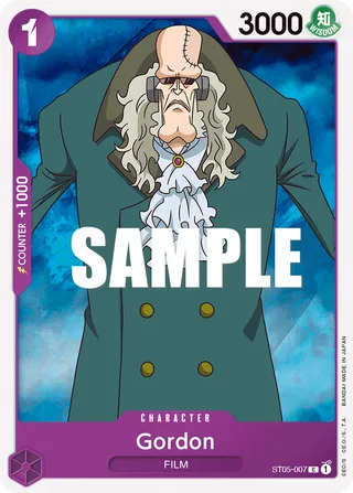 Gordon #ST05-007 · ST-05: Starter Deck 5 Film Edition One Piece card