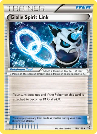 Glalie Spirit Link #139 · BREAKthrough Pokémon card