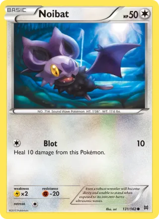 Noibat #131 · BREAKthrough Pokémon card