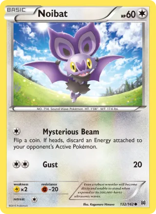 Noibat #132 · BREAKthrough Pokémon card