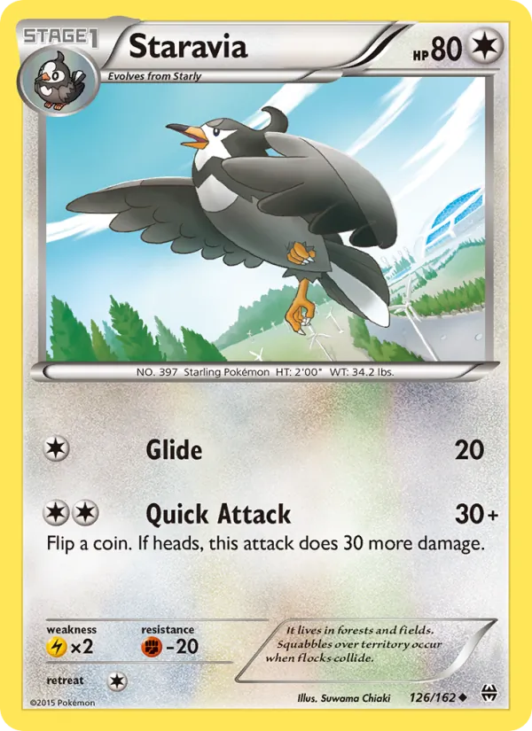 Staravia full card art