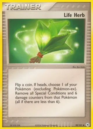 Life Herb #90 · Hidden Legends Pokémon card