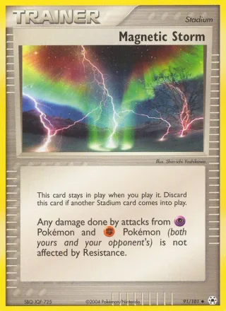Magnetic Storm #91 · Hidden Legends Pokémon card