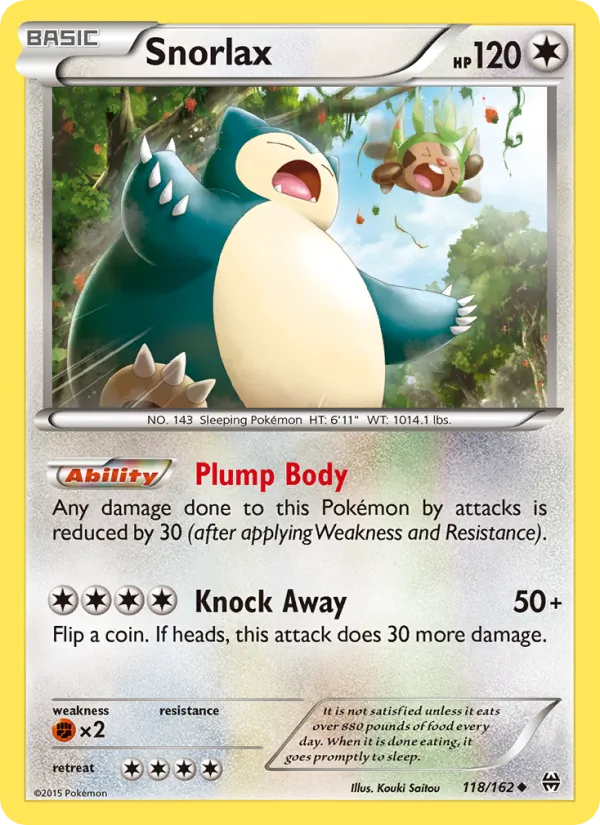 Snorlax full card art