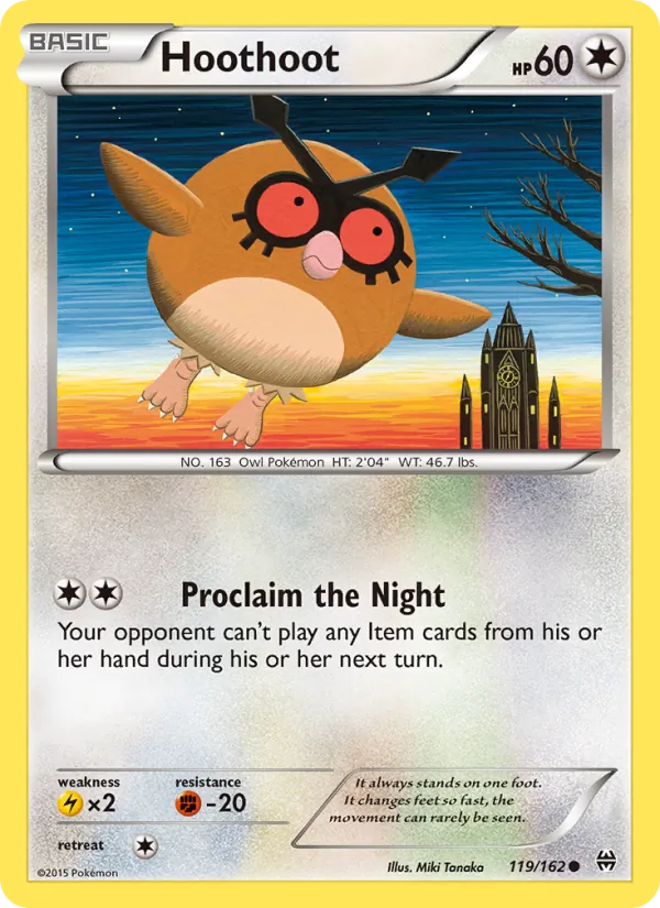Hoothoot full card art