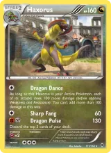 Haxorus · BREAKthrough Pokémon card