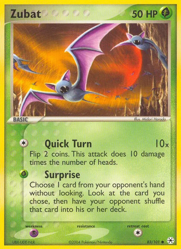 Zubat full card art
