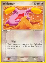 Whismur · Hidden Legends Pokémon card