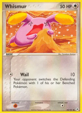 Whismur #82 · Hidden Legends Pokémon card