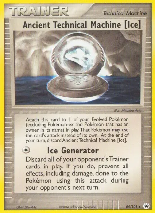 Ancient Technical Machine [Ice] #84 · Hidden Legends Pokémon card