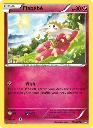 Flabébé #101 · BREAKthrough Pokémon card