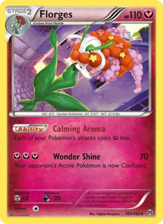 Florges #103 · BREAKthrough Pokémon card