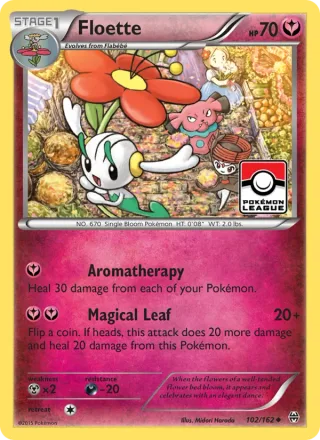 Floette #102 · BREAKthrough Pokémon card
