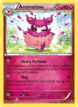 Aromatisse #106 · BREAKthrough Pokémon card