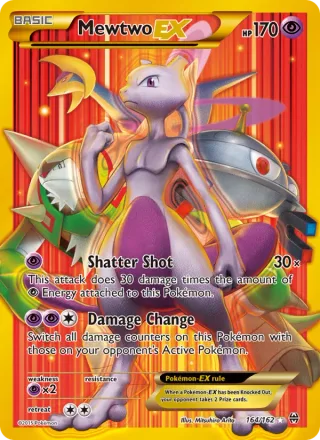 Mewtwo EX #164 · BREAKthrough Pokémon card