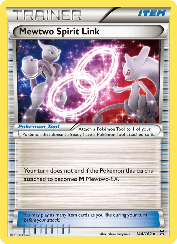 Mewtwo Spirit Link full card art