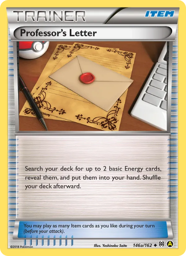 Professor's Letter full card art