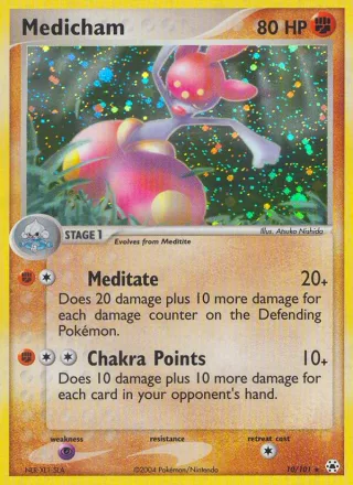 Medicham #10 · Hidden Legends Pokémon card